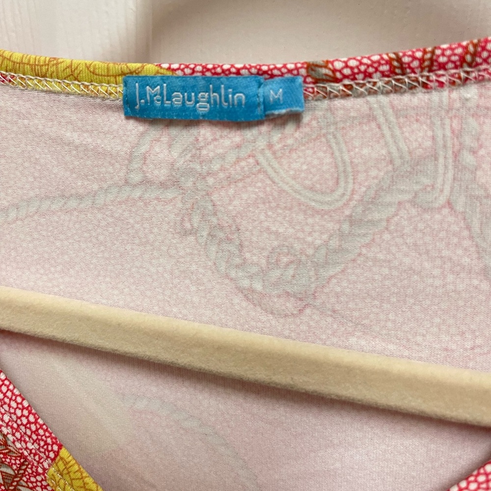 J. Mclaughlin Scroll Pattern Top - image 2